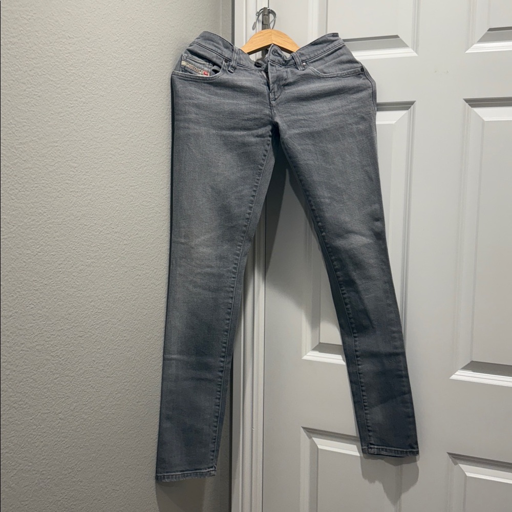 Diesel Gray Denim Jeans